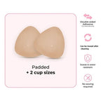 💕OUFALI Lift Inserts for Bras – Lightly Padded. Double-Sided Adhesive👙 Reusable. Washable • Natural Lift • Seamless Under Clothing ✨