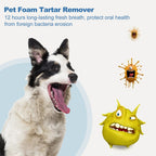 🐶Foam for removing tartar from pet teeth – Fresh breath & healthy teeth. no brushing required!🦷
