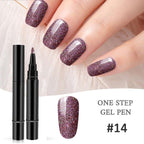 3-in-1 Gel Nail Pen – One Step. No Base or Top Coat Needed
