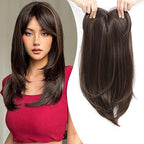🥳2026 HOT SALE💞50K+ SOLD!💇‍♀️Topper Layered Hair Hairpieces with Bangs for Women with Thinning Hair