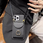Multi-functional Crossbody Bag with Pocket for iPhone Series Phones