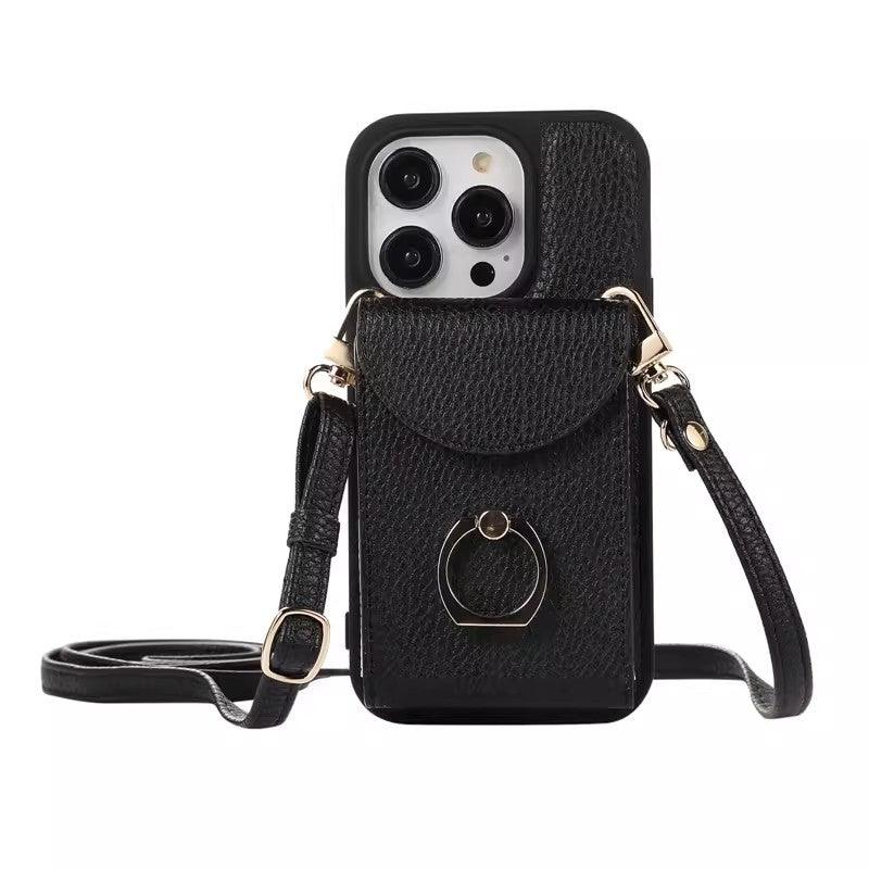 Multi-functional Crossbody Bag with Pocket for iPhone Series Phones