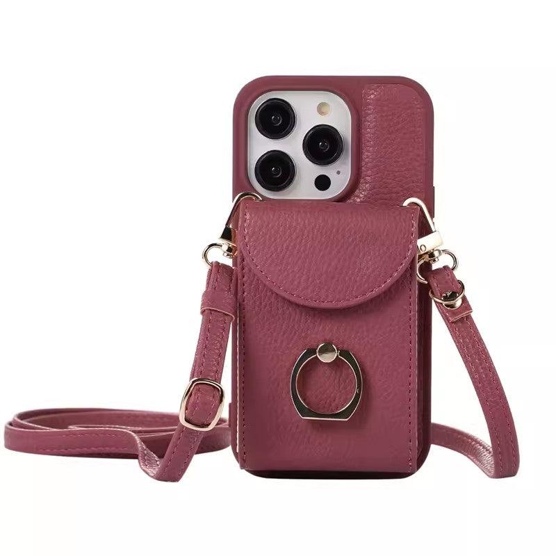 Multi-functional Crossbody Bag with Pocket for iPhone Series Phones