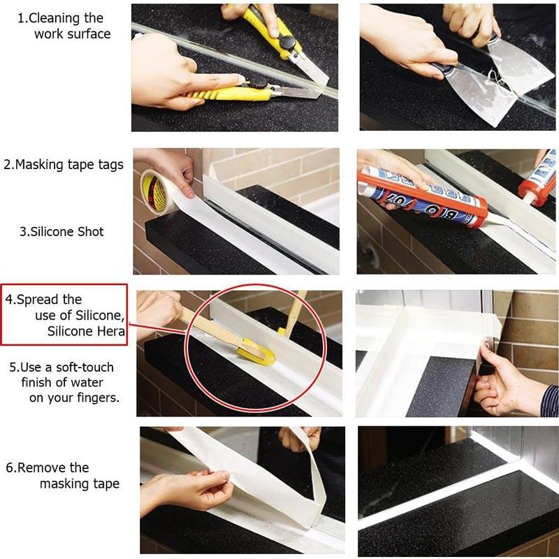 Extended Length Rubber Spatula Caulking Tool(50% OFF)
