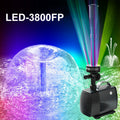 Pump Circulating Colored Lights Pool Fountain Landscape