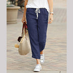 ☀️Hot Sale 50% OFF!!💐Women's Linen Casual Ankle Pants