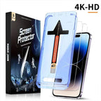 4K HD/Anti-Peeping Tempered Glass Screen Protector with Auto Dust-elimination Installation for Samsung