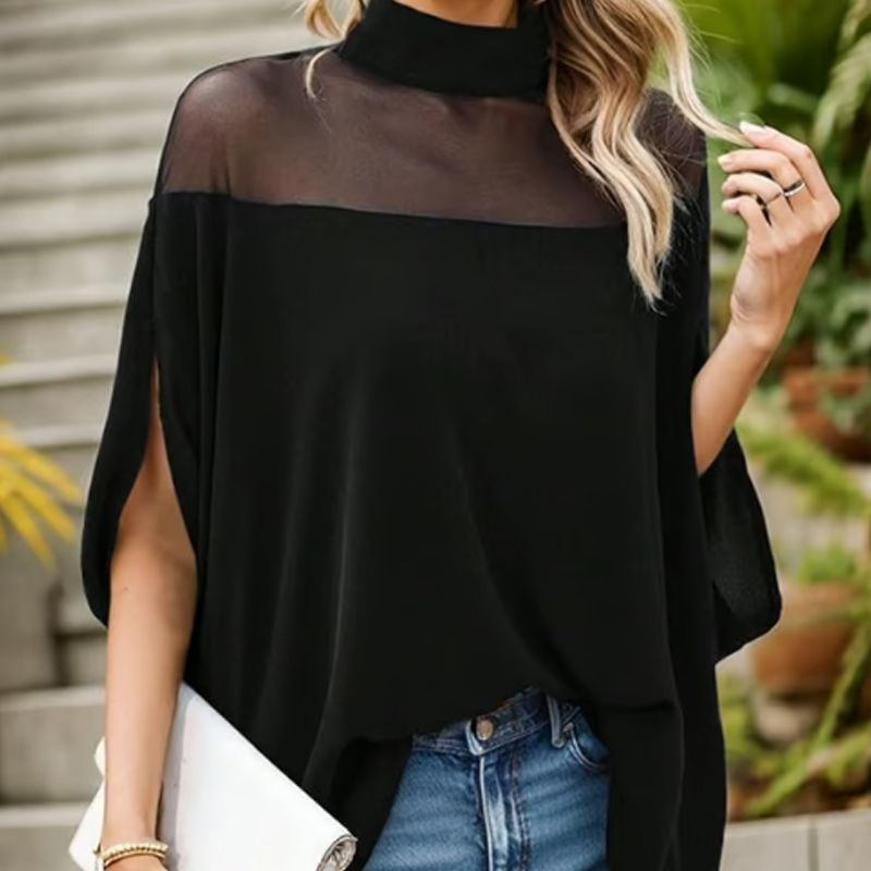 👚 40% OFF NOW! 🔥 Women's Batwing Sleeves Top – Flowy Silhouette. Breathable Fabric & Perfect for a Chic. Effortless Look 🌸