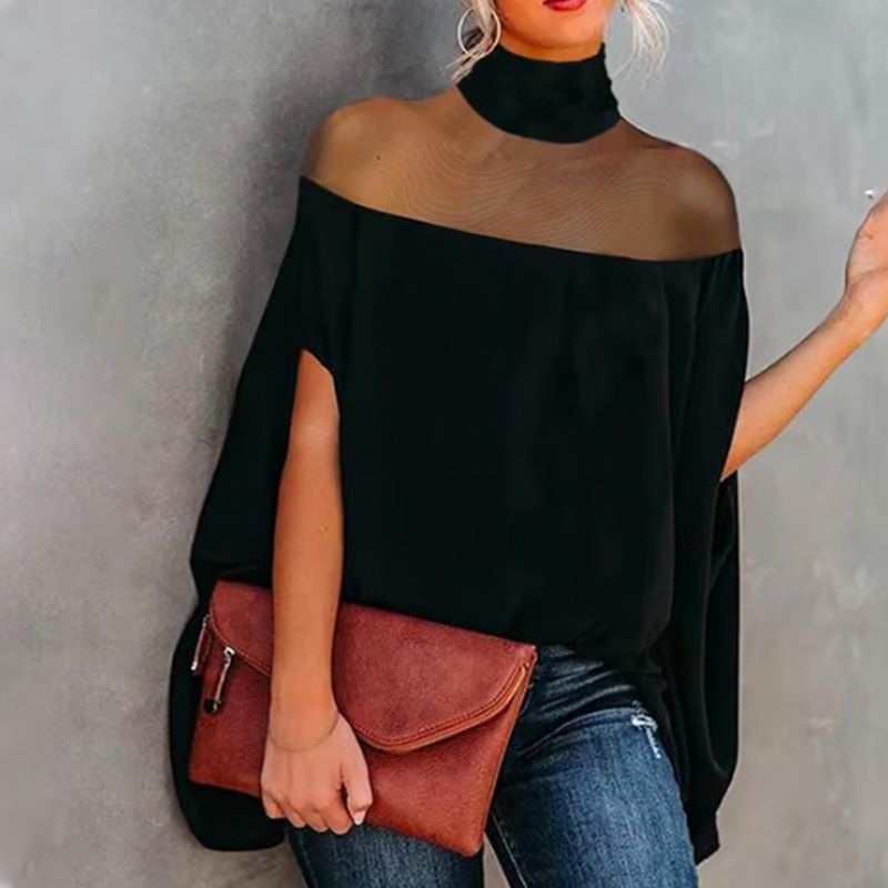 👚 40% OFF NOW! 🔥 Women's Batwing Sleeves Top – Flowy Silhouette. Breathable Fabric & Perfect for a Chic. Effortless Look 🌸