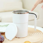 ☕Rechargeable Automatic Magnetic Stirring Coffee Mug Set with Digital Display