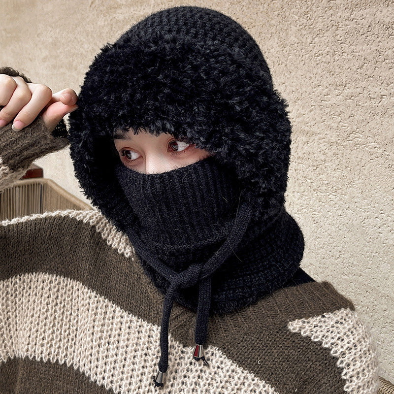🎁Hot Sale 49% OFF🔥Women's Winter One-Piece Knitted Beanie Scarf Mask 3-in-1 Balaclava