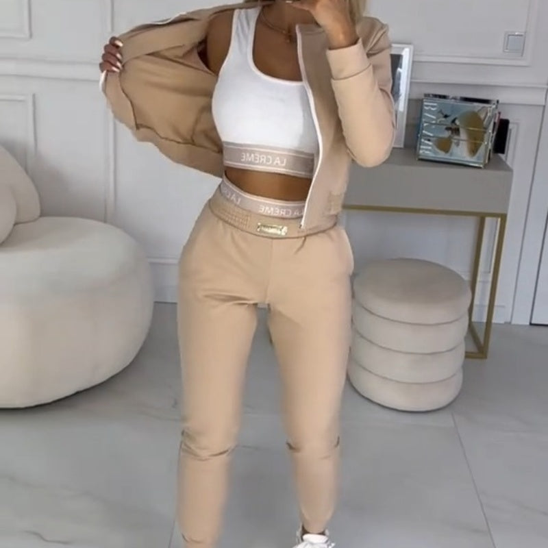🎉New Year's Hot Sales - 70% OFF😍Women's 3-Piece Zip-Up Tracksuits