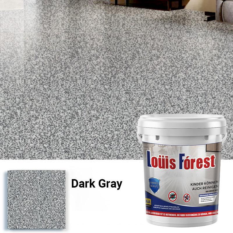 High-Gloss Marble Effect Epoxy Floor Coating(Free paint roller included)