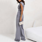 💕Spring New💕 Women's Elegant Solid Color Two-Piece Set