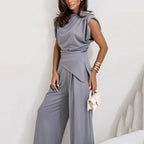 💕Spring New💕 Women's Elegant Solid Color Two-Piece Set