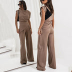 💕Spring New💕 Women's Elegant Solid Color Two-Piece Set