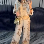 💕Limited Sale 50% OFF💕Women's Elegant Zip-Up Two-Piece Set