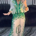 💕Limited Sale 50% OFF💕Women's Elegant Zip-Up Two-Piece Set