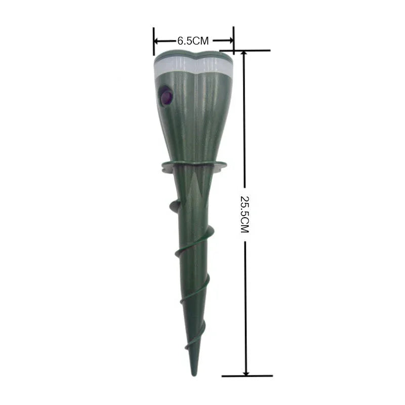🌸 Solar Powered Waterproof Screw Mole Repellent