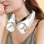 🥳2026 HOT SALE🥳💞50K+ SOLD!🍃 Neck Air Conditioner Fan – Ultra‑quiet. 360° rotating. 3 speeds. Hands‑free cooling. long battery. Summer essential! 😎🌬️