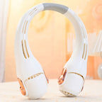 🥳2026 HOT SALE🥳💞50K+ SOLD!🍃 Neck Air Conditioner Fan – Ultra‑quiet. 360° rotating. 3 speeds. Hands‑free cooling. long battery. Summer essential! 😎🌬️