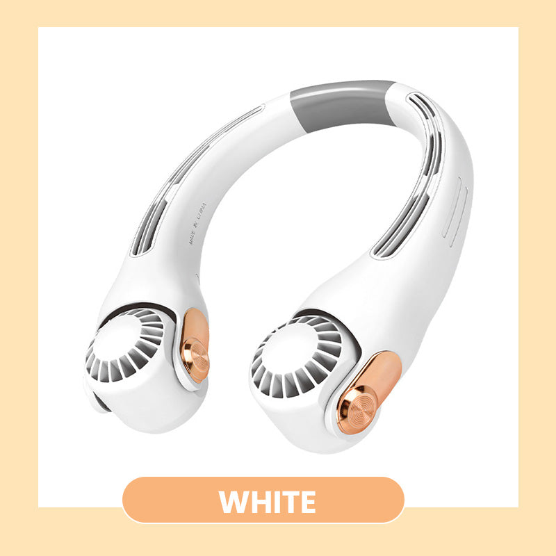 🥳2026 HOT SALE🥳💞50K+ SOLD!🍃 Neck Air Conditioner Fan – Ultra‑quiet. 360° rotating. 3 speeds. Hands‑free cooling. long battery. Summer essential! 😎🌬️