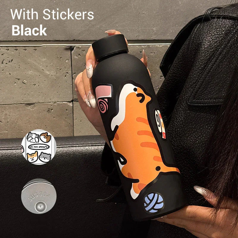 Stainless Steel Insulated Narrow-Mouth Sports Bottle