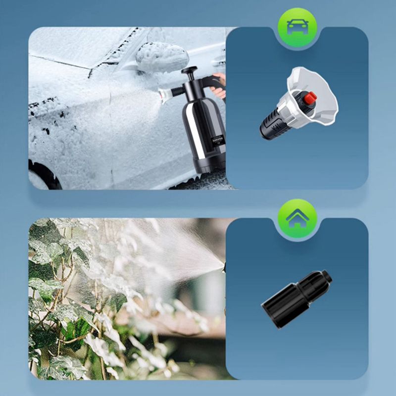 🎁 50% OFF ! 🫧 High-Foam Car Wash Sprayer – Thick Foam. Wide 60° Spray & Dual Nozzles for Effortless Cleaning 🧼🚗