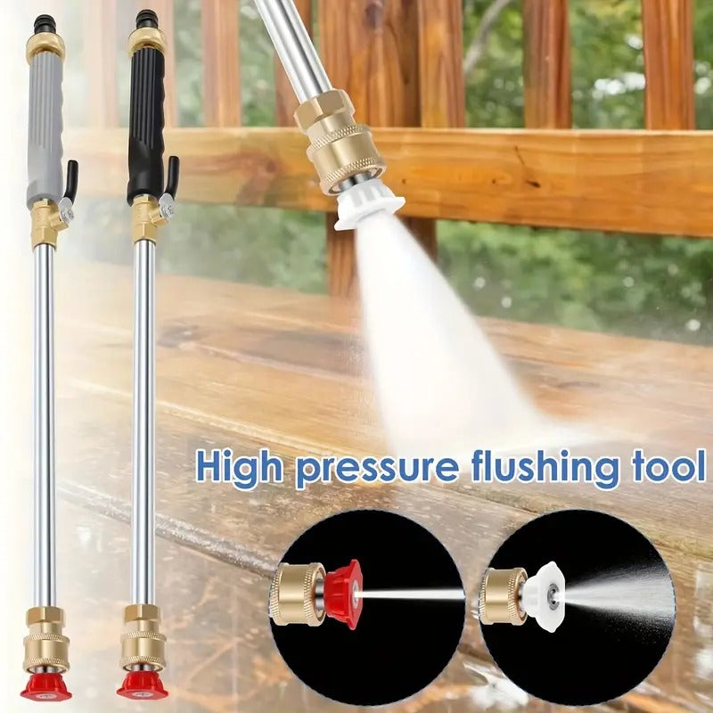 🔫 50% OFF! 💦 High-Pressure Garden Hose Nozzle – 2 Nozzles. Stainless Steel & Leak-Proof 🚗