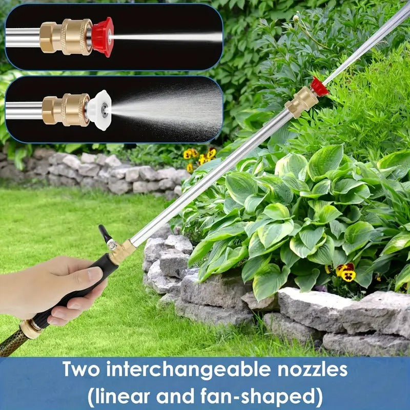 🔫 50% OFF! 💦 High-Pressure Garden Hose Nozzle – 2 Nozzles. Stainless Steel & Leak-Proof 🚗