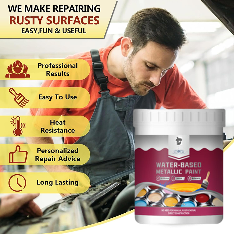 🔥Hot Sale 50% OFF🔥Upgraded Rust Removal Converter Metallic Paint