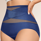 🌸Last Day-Buy 1 Get 3 Packs✨Plus-Size High-Waist Cross Tummy Control Panties