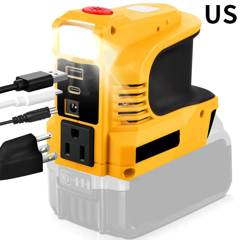 ⚡Compact DC to AC Inverter - Suitable For Cars. Motorhomes. Outdoor ( Free Shipping )