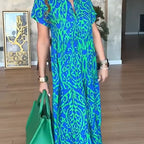 ⏳Time-limited Special⏰Women's Casual Print A-Line Long Dress