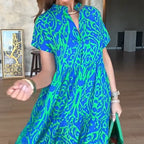 ⏳Time-limited Special⏰Women's Casual Print A-Line Long Dress