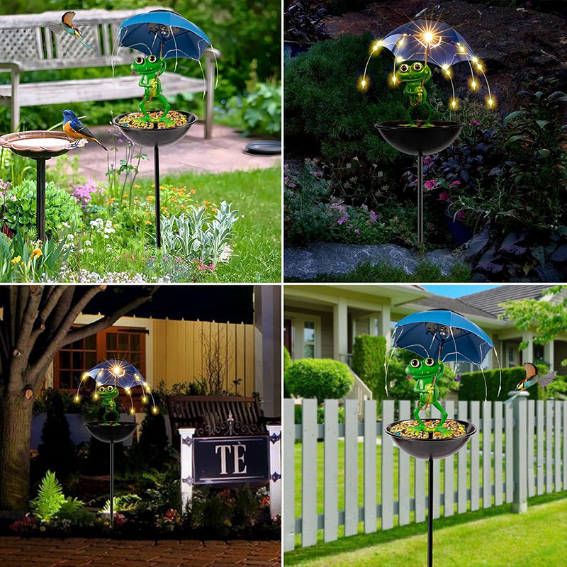 🐸✨ Magical frog decoration with night light – weatherproof & cute!✅ 50% OFF – limited time!