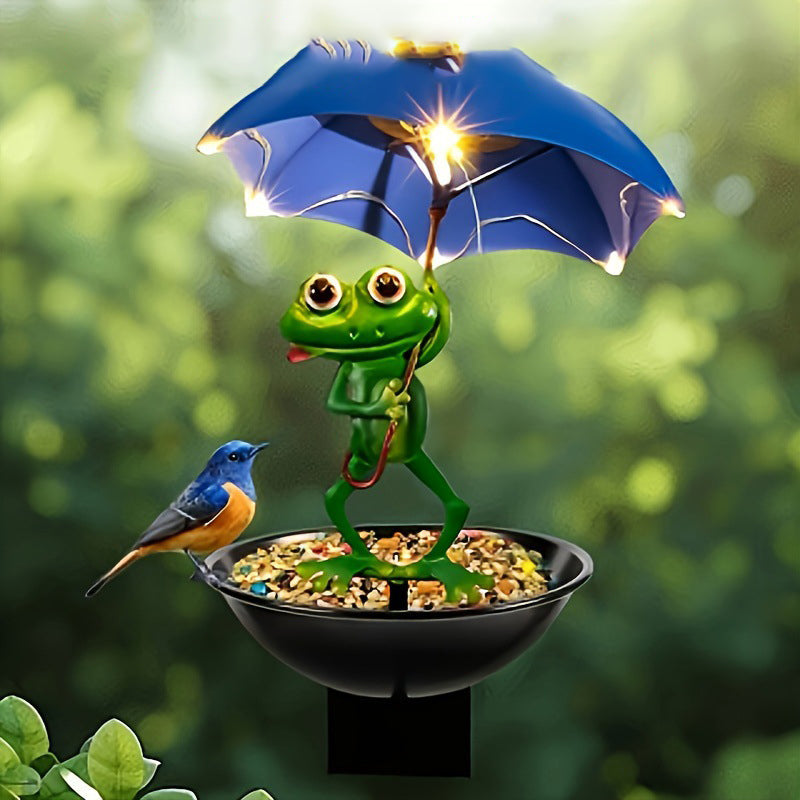 🐸✨ Magical frog decoration with night light – weatherproof & cute!✅ 50% OFF – limited time!