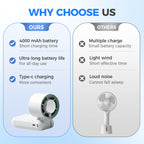 ❄️💨40% OFF Handheld Portable Fan with Ice Cooler⚡🥶 Personal Misting Fan for Outdoor Sports. Travel & Gym | Rechargeable. 3 Speeds. Instant Cooling Relief