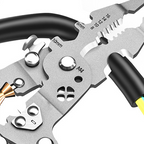 🔥Last day of the limited-time 50% off sale🔥👷‍♂️Multifunctional Foldable Wire Stripping Scissors with Electrical Test👷‍♂️