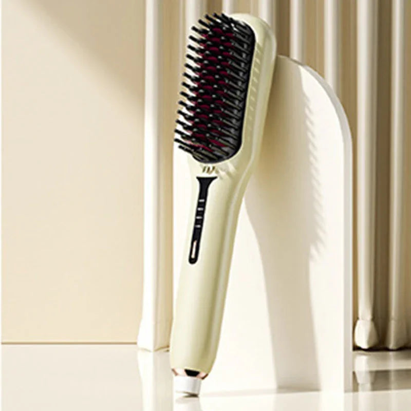 Negative Ion Hair Straightener Brush(50% OFF)