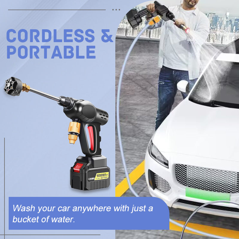 🎁 50% OFF NOW! 💦🚗 Portable High-Pressure Car Washer – 300W Motor. Multi-Purpose Use & Compact Storage Design for Outdoor Cleaning 🔧