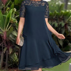 👗✨ Vestido Midi de Malla en Capas para Mujer 💫 Ligero. Elegante y con Movimiento | Silueta Favorecedora💖