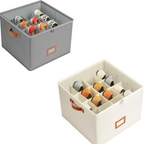 📢📢50% OFF !!!⏰ Fabric Shoe Organizer Storage Box👟– Foldable Design. Large Capacity. Dustproof & Breathable. Space-Saving for Closet & Bedroom 🧺