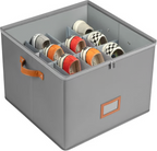 📢📢50% OFF !!!⏰ Fabric Shoe Organizer Storage Box👟– Foldable Design. Large Capacity. Dustproof & Breathable. Space-Saving for Closet & Bedroom 🧺