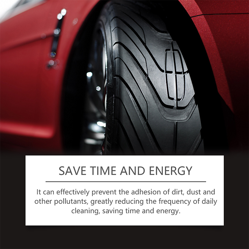 ✨ Tire wax – restores black gloss. blocks UV. repels dirt. Easy & quick!