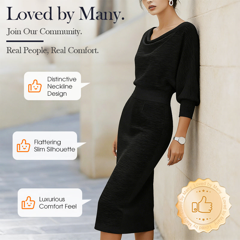 🌟 Limited Time 49% OFF💃Women's Elegant Waist-Cinching Slimming Dress | Elegant Fit & Figure-Flattering Silhouette✨