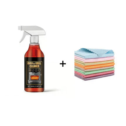 🧼 50% OFF NOW! 🔥 Oven & Grill Cleaning Spray – Powerful Degreaser. Odor Eliminator & Easy Spray 🧽
