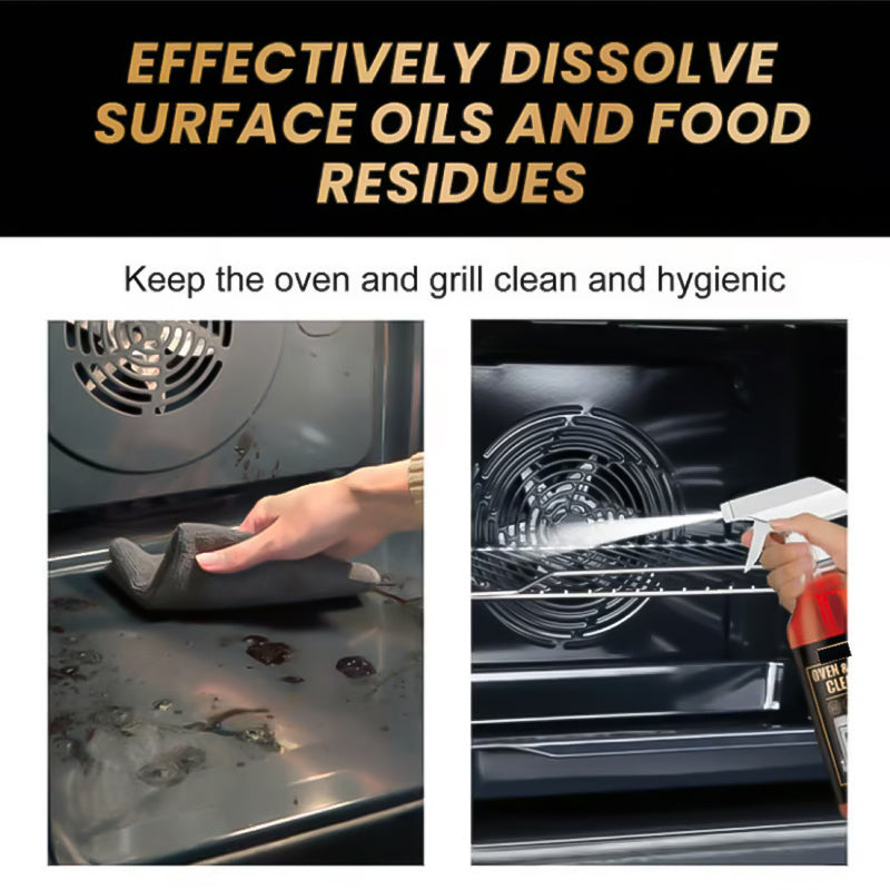 🧼 50% OFF NOW! 🔥 Oven & Grill Cleaning Spray – Powerful Degreaser. Odor Eliminator & Easy Spray 🧽