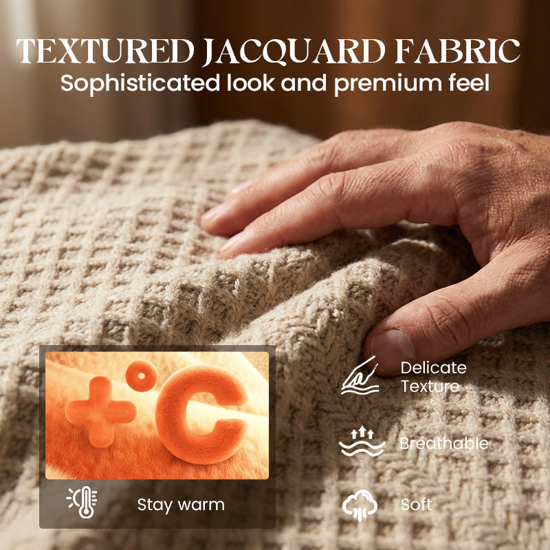 🧥Luxury Comfort | Men's Textured Jacquard Sweatshirt | Everyday Essential 🔥