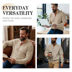 🧥Luxury Comfort | Men's Textured Jacquard Sweatshirt | Everyday Essential 🔥